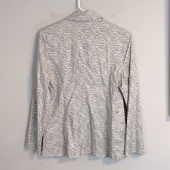 Level 99 one button zebra print blazer jacket size medium - Picture 4 of 6